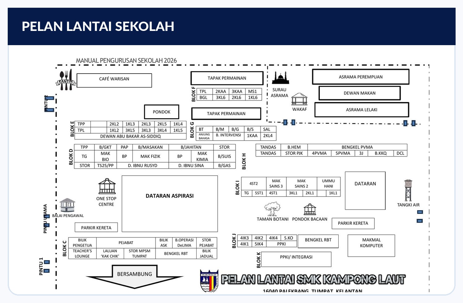 School floor plan