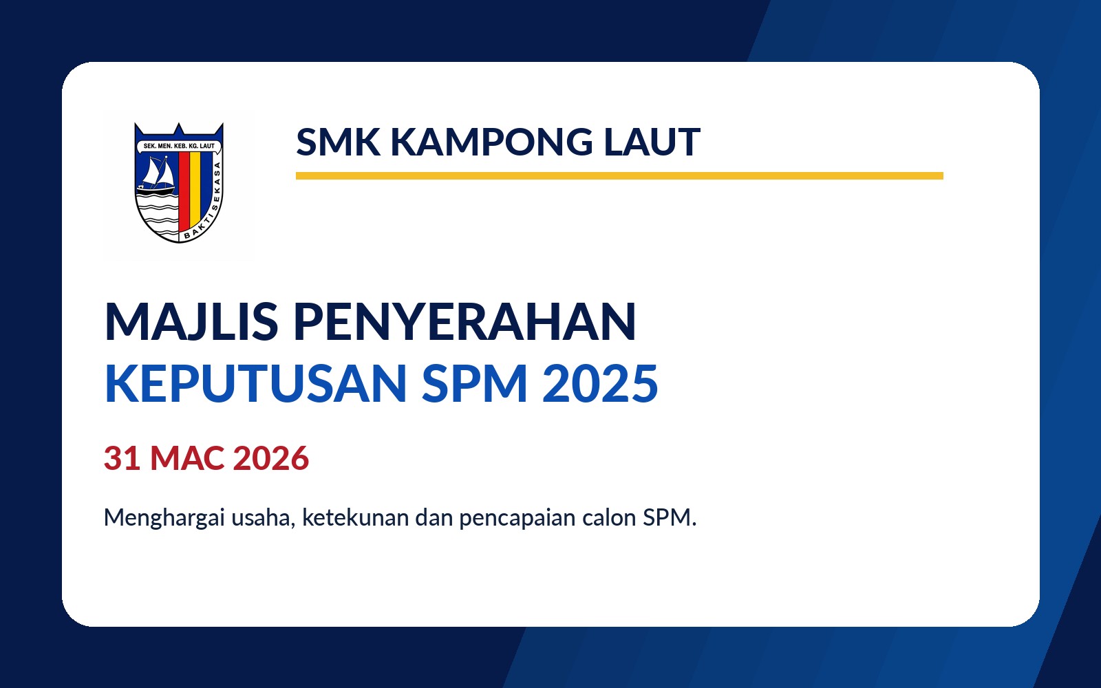 2025 SPM Results Presentation Ceremony