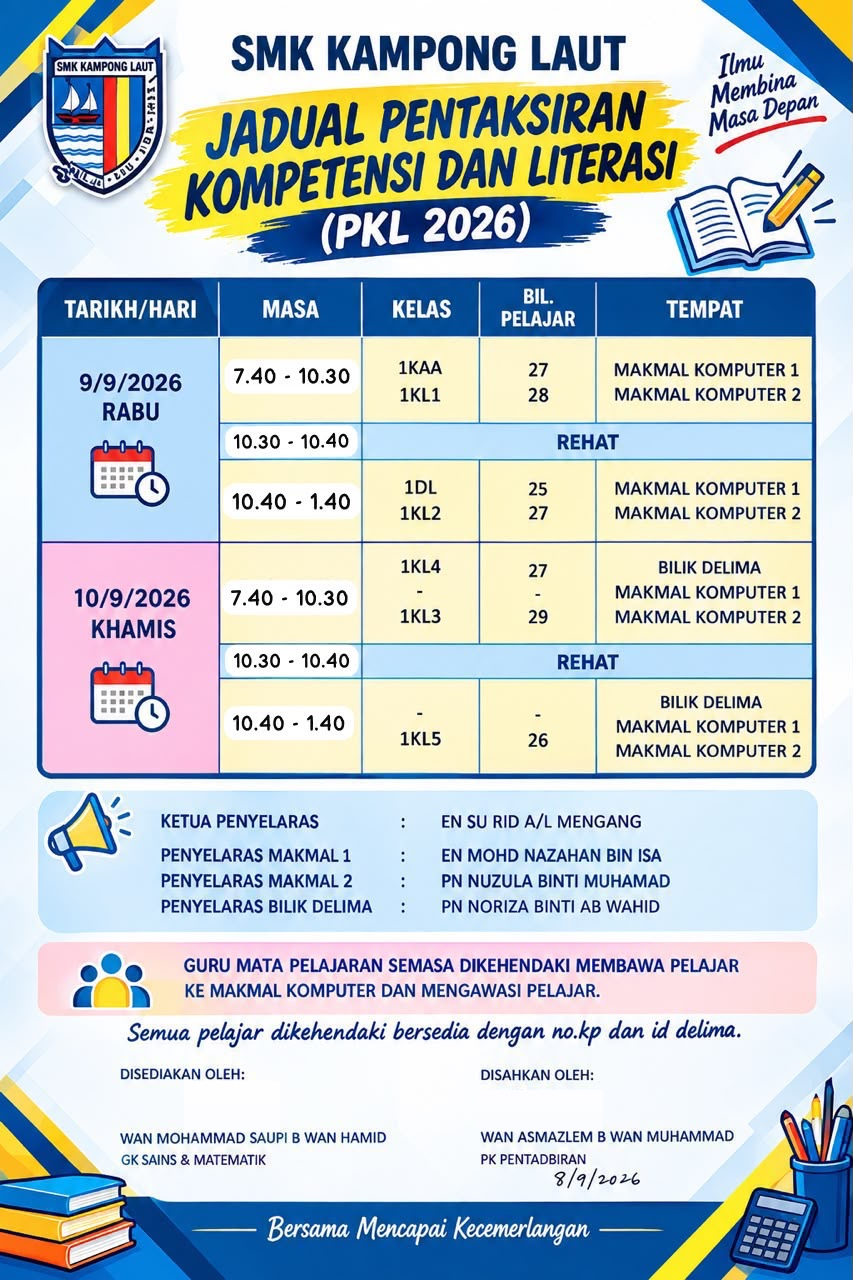 PKL 2026 Timetable - 9 - 10 September 2026