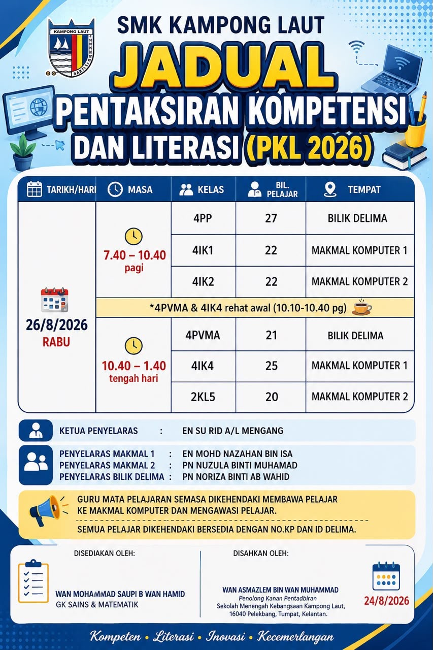 PKL 2026 Timetable - 26 August 2026